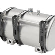 Cylindric Aluminium Tank for 75 Gpm, with level/ temperature SideGlass and Breather Cap. Bottom Magnetic Drain Plug