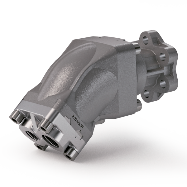 Piston Pump Fox 108cc/rev, 450 bar, RH, ISO 14 (Din 5462)
