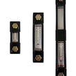Visual Oil Level and Temperature Indicator For Hydraulic Tank 3" long