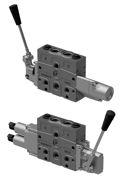 Danfoss ECO80 EVBS Electrical Flow Control Spool, 4-way. 3-position Closed neutral position, 100 liters (26.42 Gal) / Min