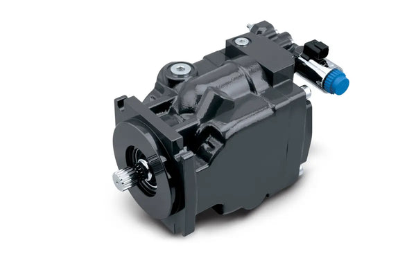 Variable Displacement Piston Pump, Serie 45, CW, Model JR, 60cc/rev, 5000 PSI, Load Sense Control (LS), SAE B 15T Shaft, AUX PAD SAE B 13T