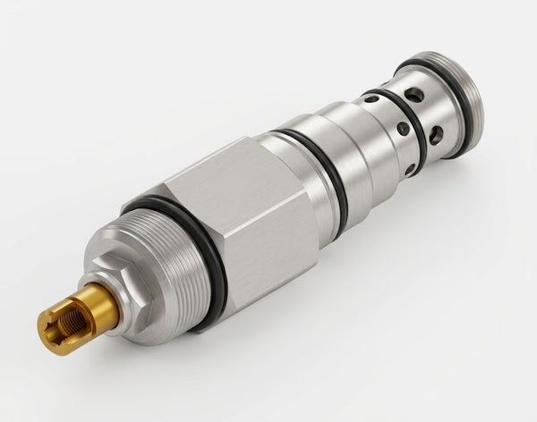 Direct-acting Relief Valve, 1:1 Pilot Ratio, 5000 PSI Max,  50GPM. SUN Hydraulics.