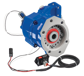 Muncie Medium Duty Clutch Shift PTO 10-bolt for Allison Transmission, w/1.10:1 gear, w/hydraulic shift cover 12vdc, positions 3, SAE 