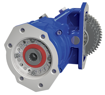 Muncie Medium Duty Clutch Shift PTO 10-bolt for Allison Transmission, w/1.48:1 gear, w/hydraulic shift cover 12vdc, positions 3, 1 1/4