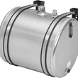 Cylindric Alumium Tank for 25 Gpm, with level/ temperature SideGlass and Breather Cap. Bottom Magnetic Drain Plug