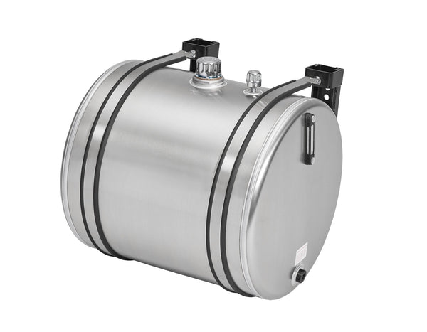 Cylindric Alumium Tank for 50 Gpm, with level/ temperature SideGlass and Breather Cap. Bottom Magnetic Drain Plug
