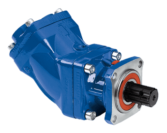 Muncie PT2 piston pump series, 1” male BSPP to -16 male JIC