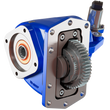 Toma de fuerza Muncie Quiet con cambio de embrague, 10 pernos, para transmisión Ford de 10 velocidades, motor a gasolina, estándar, con engranaje de 1,18:1, con modo único, posiciones 5, eje redondo de 1 1/4" (estándar)