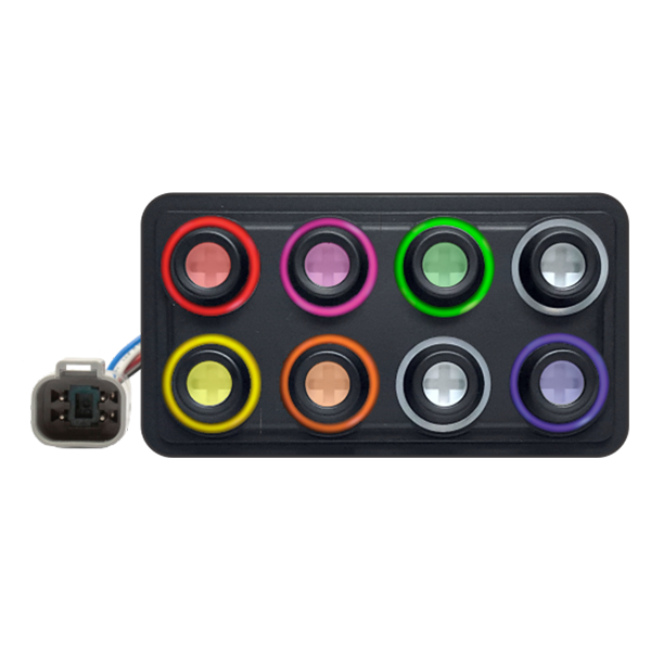 Power Ultimate Mini 2400, 8 Push Buttons Device, CAN Comunication, LED Color Backlit Icons