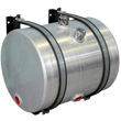 Tanque cilíndrico de aluminio de 50 galones por minuto, con vidrio lateral de nivel/temperatura y tapa de ventilación. Tapón de drenaje magnético inferior