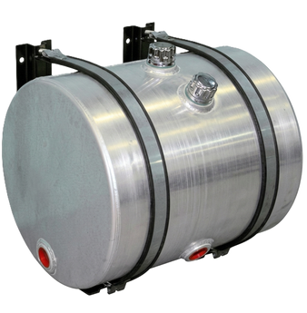 Cylindric Alumium Tank  for 50 Gpm, with level/ temperature SideGlass and Breather Cap. Bottom Magnetic Drain Plug