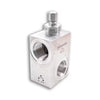 Muncie independent pressure relief valve, 3 ways, up to 3000psi, -16 SAE ports
