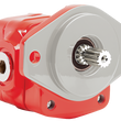 Muncie PK1 pump’s body, 4gpm, side NPT 1/2 -14 ports