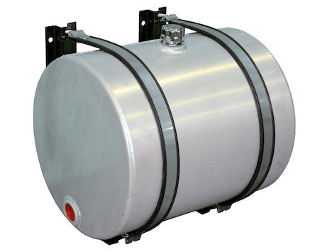 Cylindric Alumium Tank  for 25 Gpm, with level/ temperature SideGlass and Breather Cap. Bottom Magnetic Drain Plug