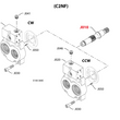 End Cap-Pump, Frame L, CCW Axial Ports, Serie 45