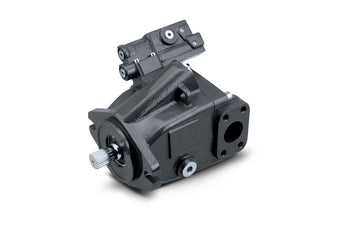 Variable Displacement Piston Pump, Serie 45, CW, Model K2, 25cc/rev, 4500 PSI, Load Sense Control (LS), SAE B 13T Shaft, Axial Ports ORD