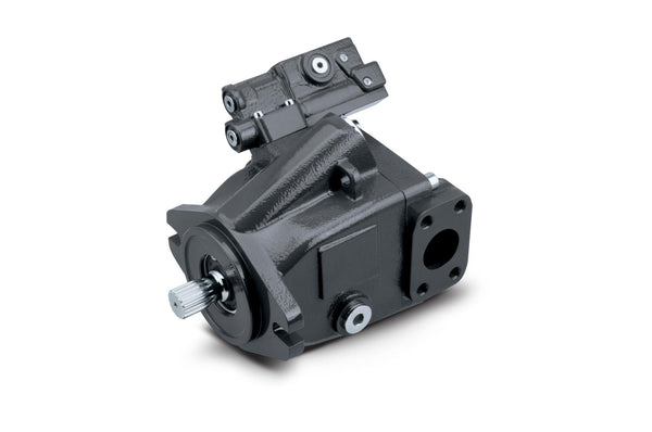 Variable Displacement Piston Pump, Serie 45, CW, Model K2, 25cc/rev, 4500 PSI, Load Sense Control (LS), SAE B 13T Shaft, Axial Ports ORD