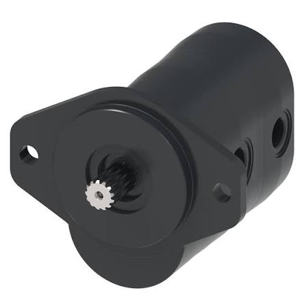 Cast Iron 2.5 Series D Danfoss Gear Pump-RH, Single Displacement,  12.6 cc/rev, 4400PSI, 3.3 GPM @1000RPM