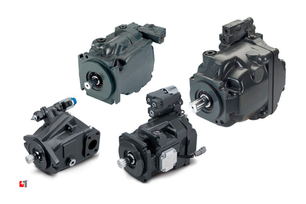 Variable Displacement Piston Pump, Serie 45, CW, Model LR, 25cc/rev, 4500 PSI, Load Sense Control (LS), SAE B 13T Shaft, Axial Ports ORD