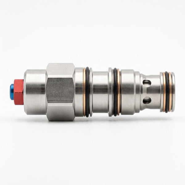 Line Mount Manifold Double Counterbalance Cartridge Valve With SAE 10 Block, SUN